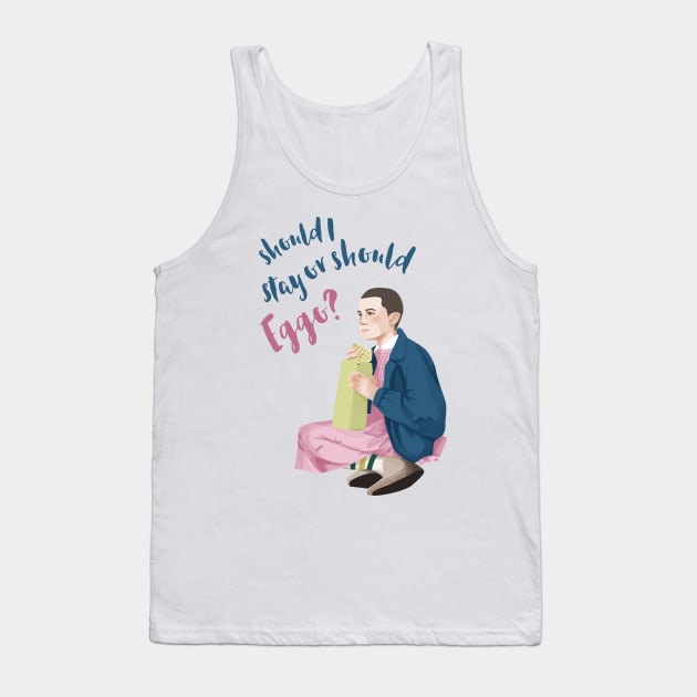 should i stay or should eggo? Tank Top by ohnoballoons